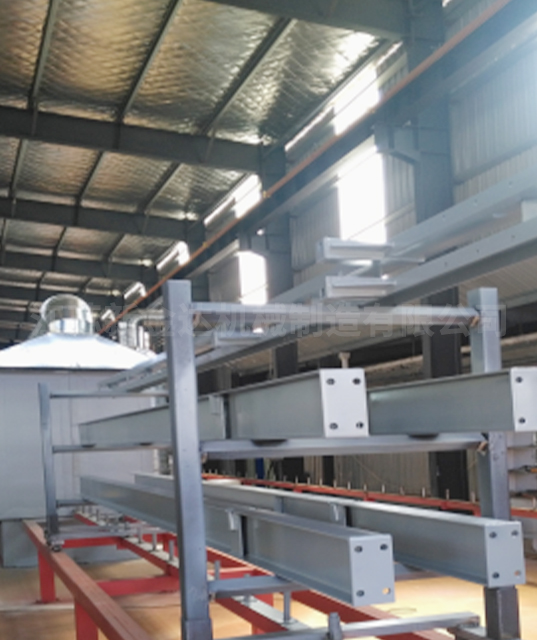  立体车库构件喷粉线