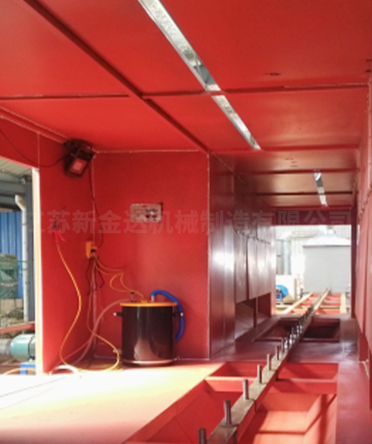  立体车库构件喷粉线